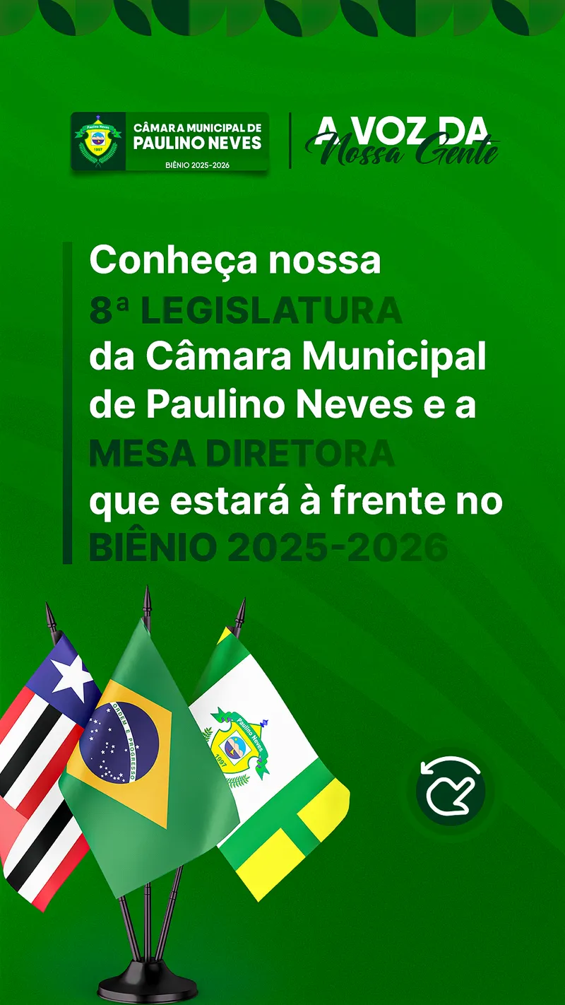 8ª Legislatura da Câmara Municipal de Paulino Neves