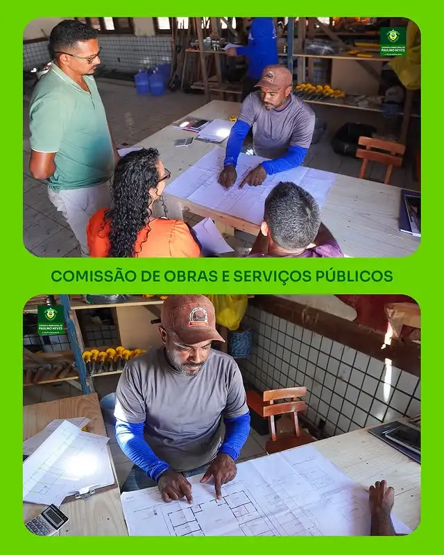 Foto 1 – Comissão de Obras e Serviços Públicos realiza agenda de visitas a setores e obras do município.